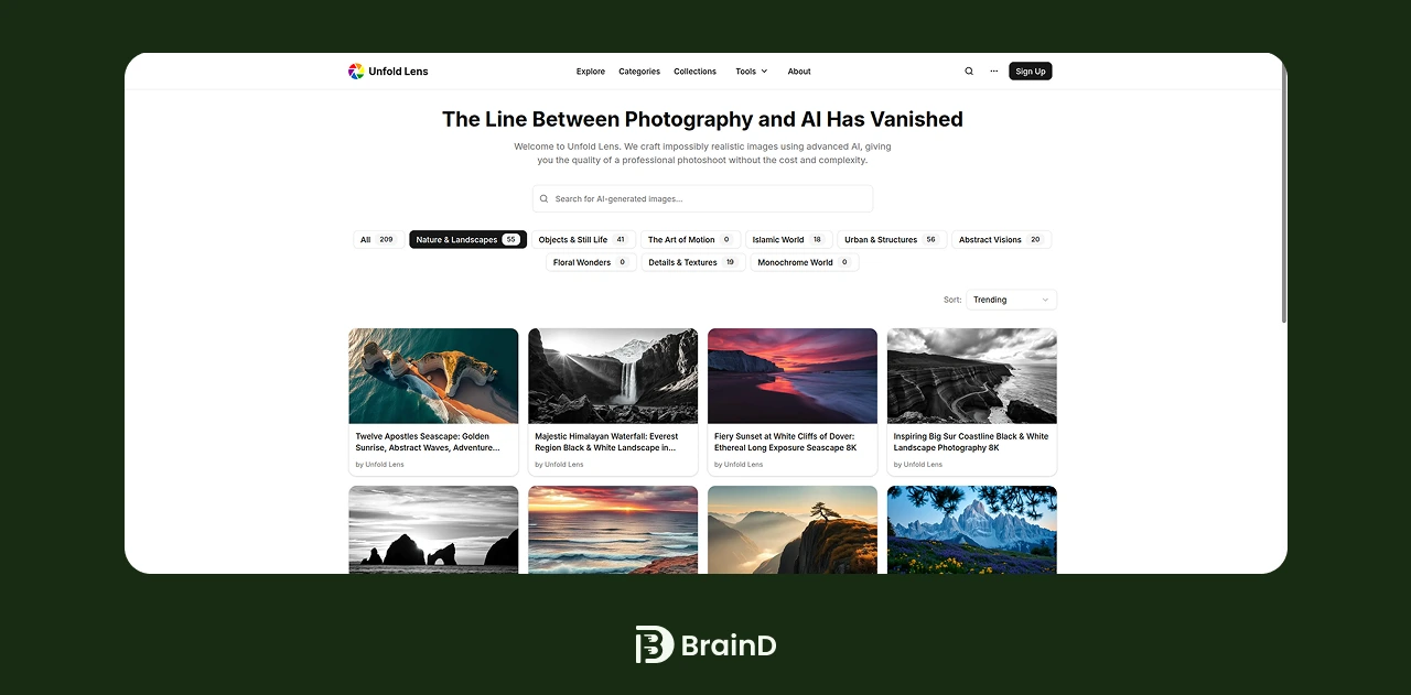 Unfold Lens - Hero preview